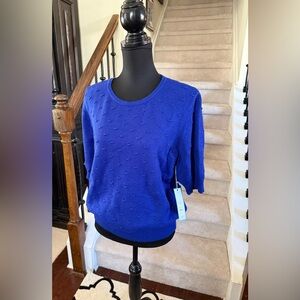 Royal Blue Crew Neck Sweater
